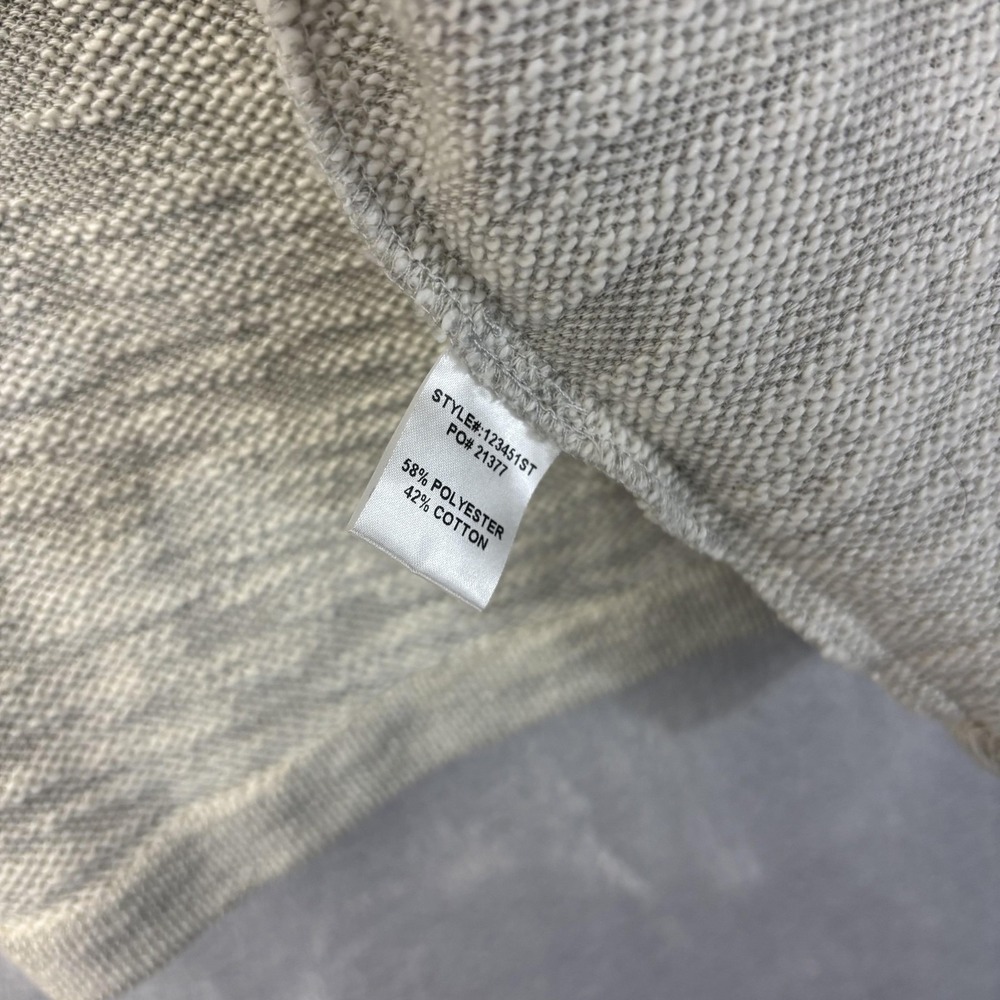 Anthropologie Skies Are Blue Curvy Open Cardigan Sweater 3X Beige Relaxed Knit - Picture 10 of 11